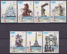 Cambodge 1990 Y&T 961, 962, 963, 964, 965, 966, 967 neuf ** - Championnat du Mon
