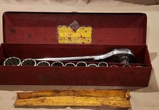 Vintage Armstrong No. 21-r Socket Ratchet Set Made In Usa 1941