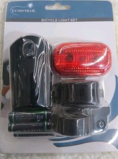 Lumintrail Safety Bike Light Set (LTC-7043-BLK)