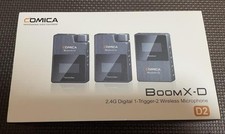 Comica BoomX-D D2 Wireless Camera Microphone 2.4G Dual TX 1 RX Used