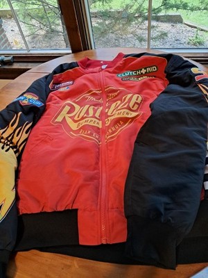 Disney Pixar Cars Rust-eze Racing Jacket Mens Lightning McQueen L