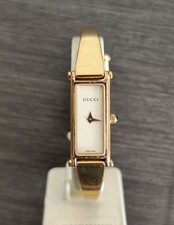 GUCCI 1500L Gold Qz Ladies Watch body only immovable Japan JUNK immovable Japan