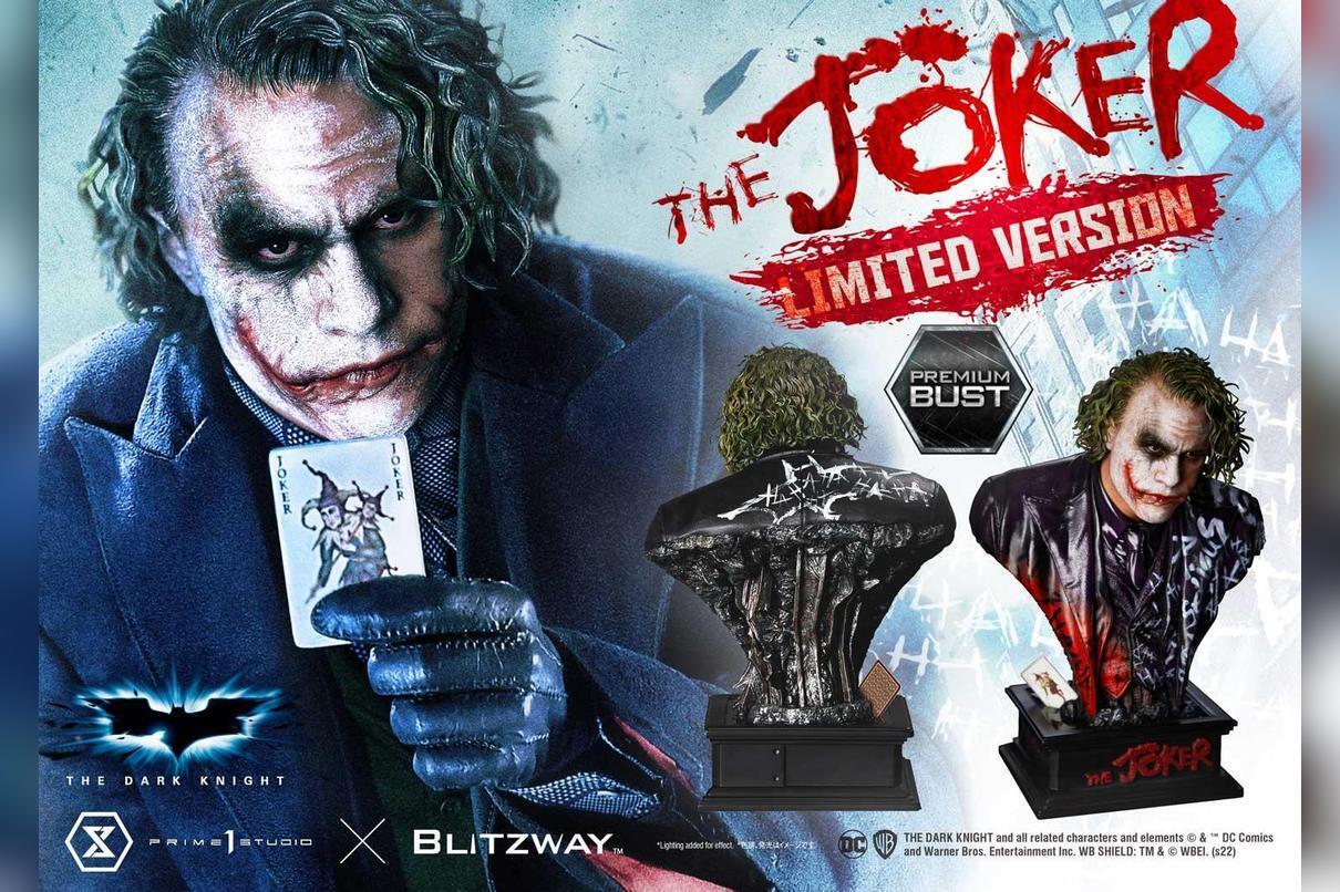 Dc Batman the Dark Knight Joker Limited Version Compatible 1:3 First 1 Blitzway