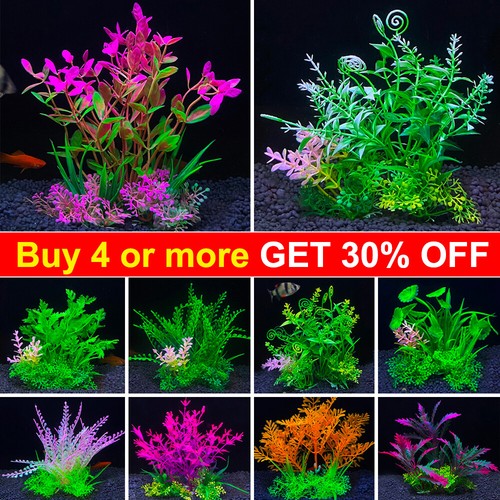 Artificial Fake Plastic Water Grass Plants for Fish Tank Aquarium