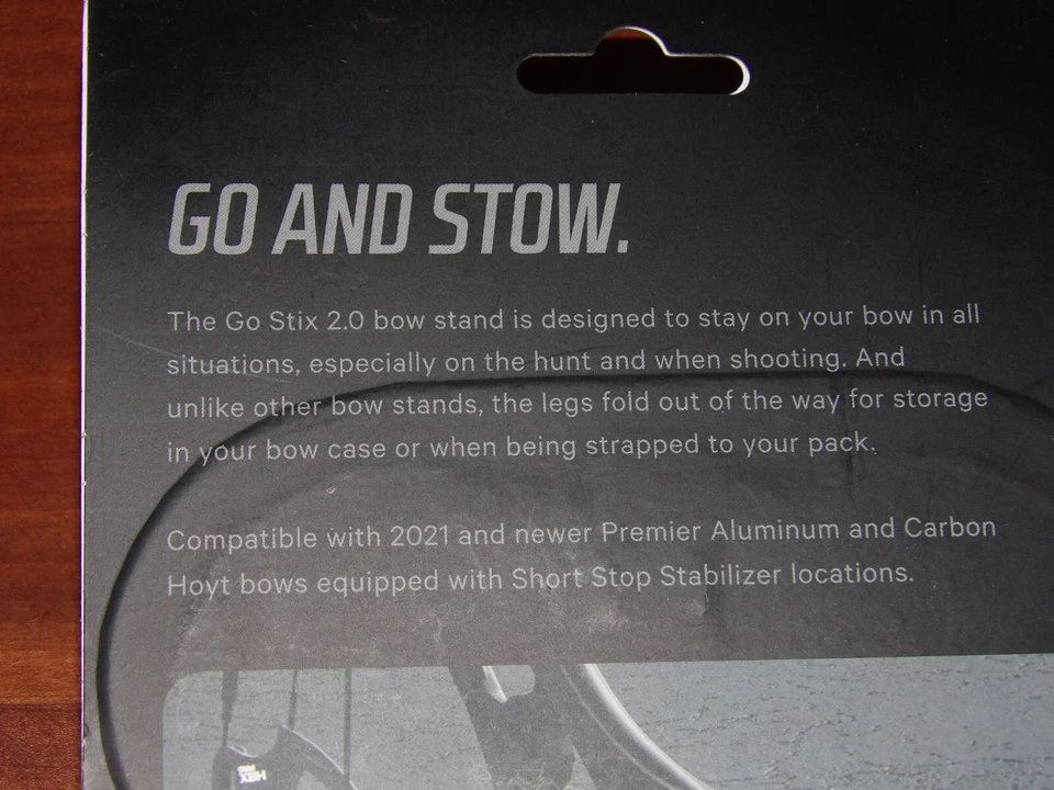Nuevo soporte de arco Hoyt Carbon Go-Stix 2.0 - 2021 a arcos actuales SOLO Foto 4 de 4
