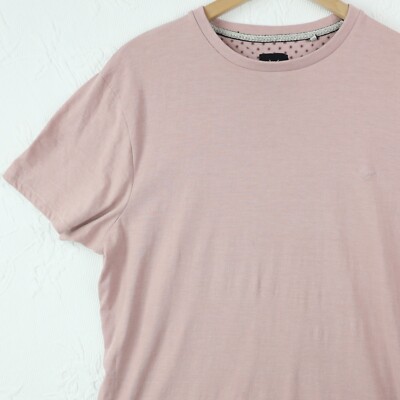 Threadbare Denim Corps T Shirt Mens Size XL Pink Essential Basic Single Stitch