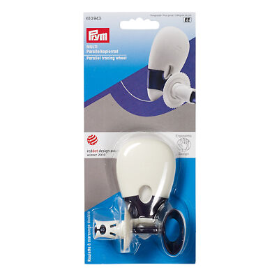 Prym 610943 Parallelkopierrad Multi Ergonomics, pflaumenblau, weiß