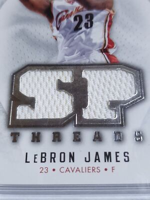 2008 SP Rookie Threads Lebron James #PATCH Game Worn Dual Jerseys