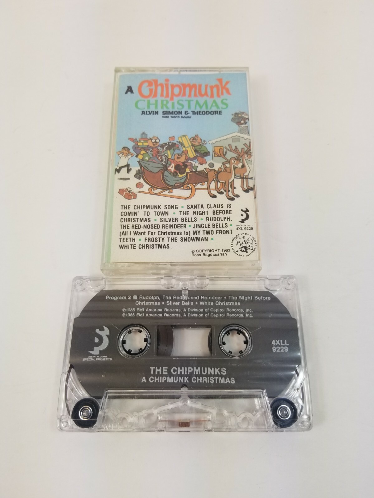 Vintage A Chipmunk Christmas w. Alvin, Simon & Theodore Audio Cassette