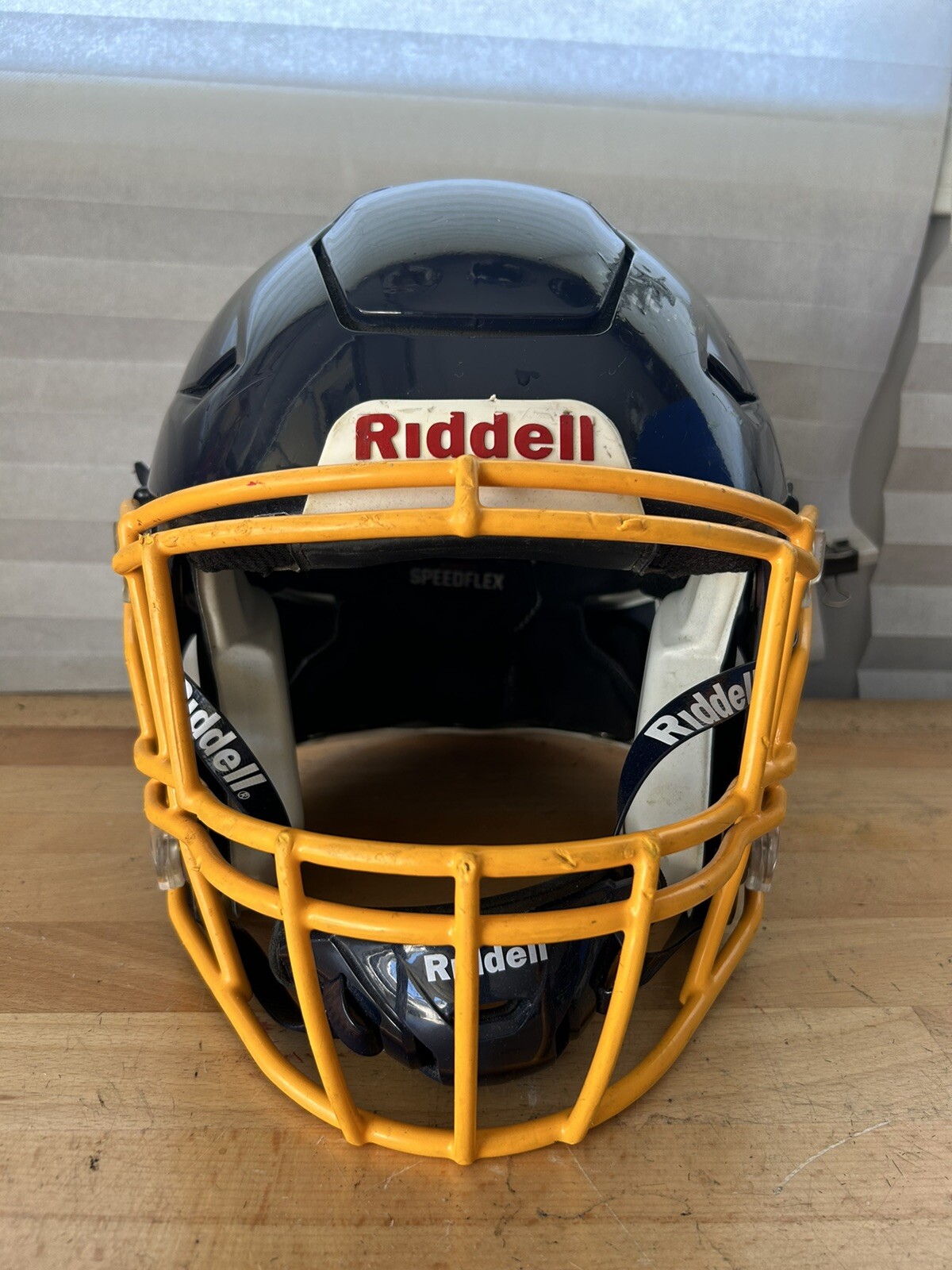 Riddell SPEED FLEX speedflex football Helmet adult LARGE L Navy Blue