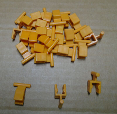 Knex Orange Clip Splice End Track Replacement Lot of 25 sa