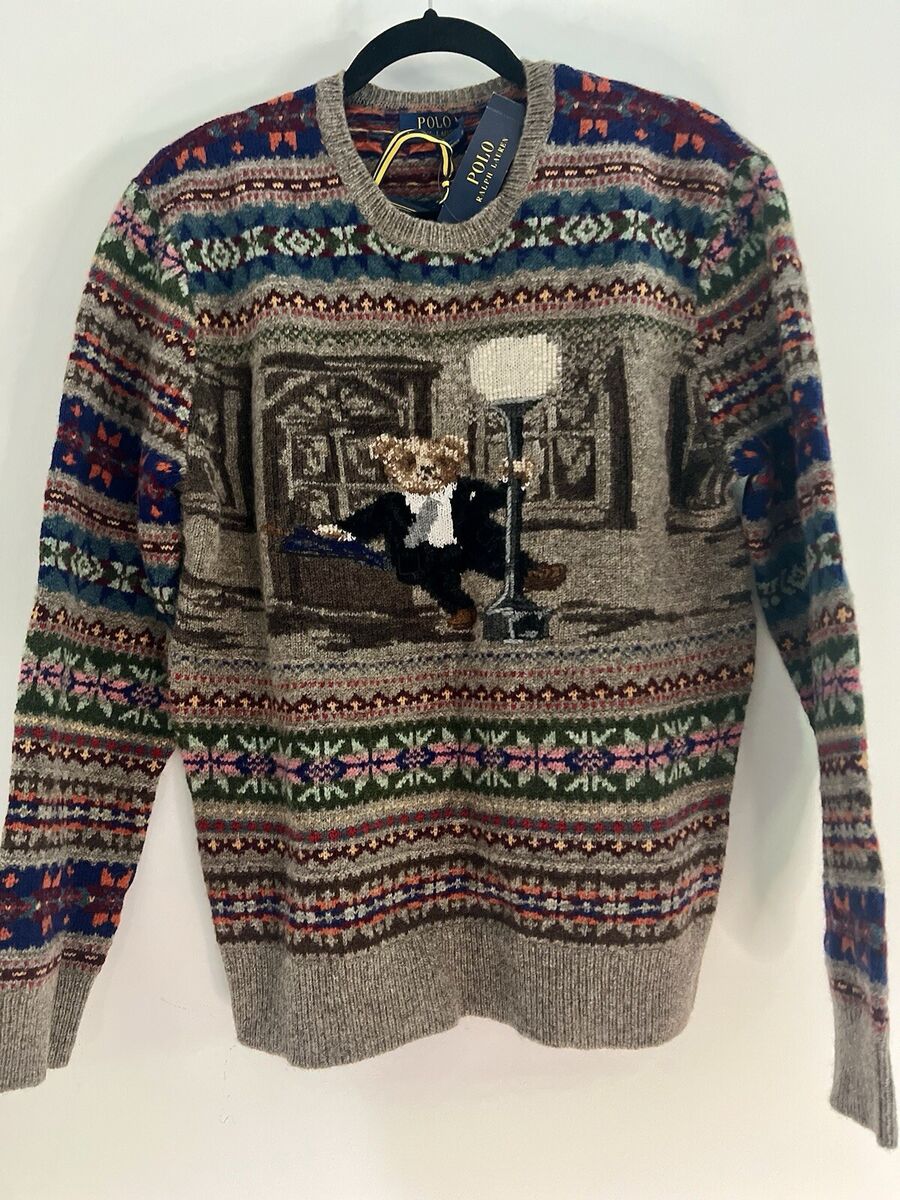 Polo Ralph Lauren Fair Isle BEAR Sweater Singin' in the Rain Polo Ralph Lauren Fair Isle BEAR Sweater Singin' in the Rain