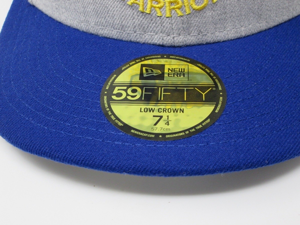Golden State Warriors New Era Hat Cap Low Crown Grey Blue 