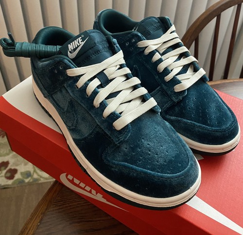 NIke Dunk Low Green Velvet / Atomic Teal - Womenâs Size 10 | eBay