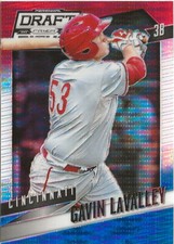2014 Panini Prizm Gavin LaValley #38 Red White Blue Prizm SP RC