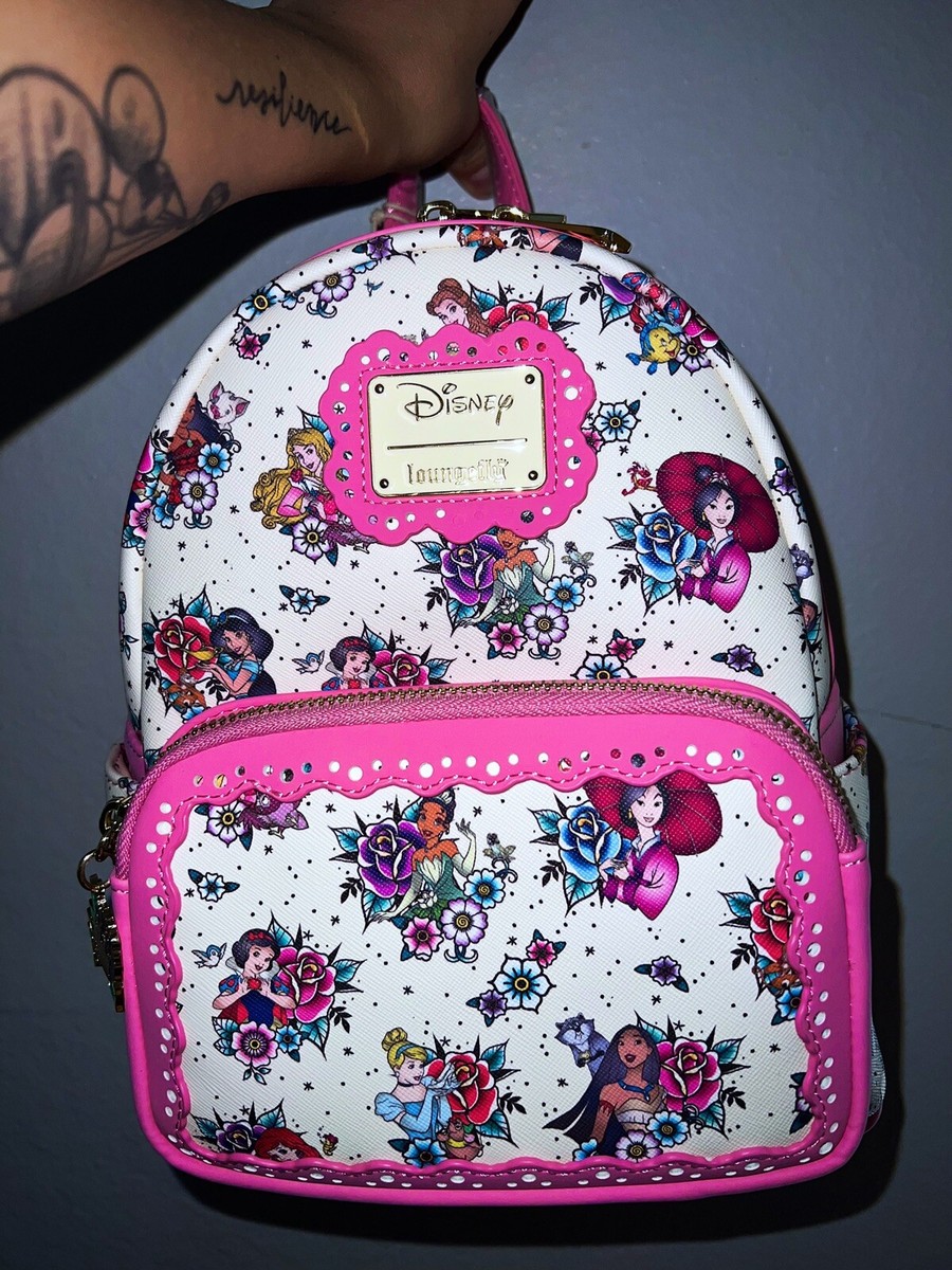 Loungefly Disney Princess Tattoo Womens Double Strap  display picture 1