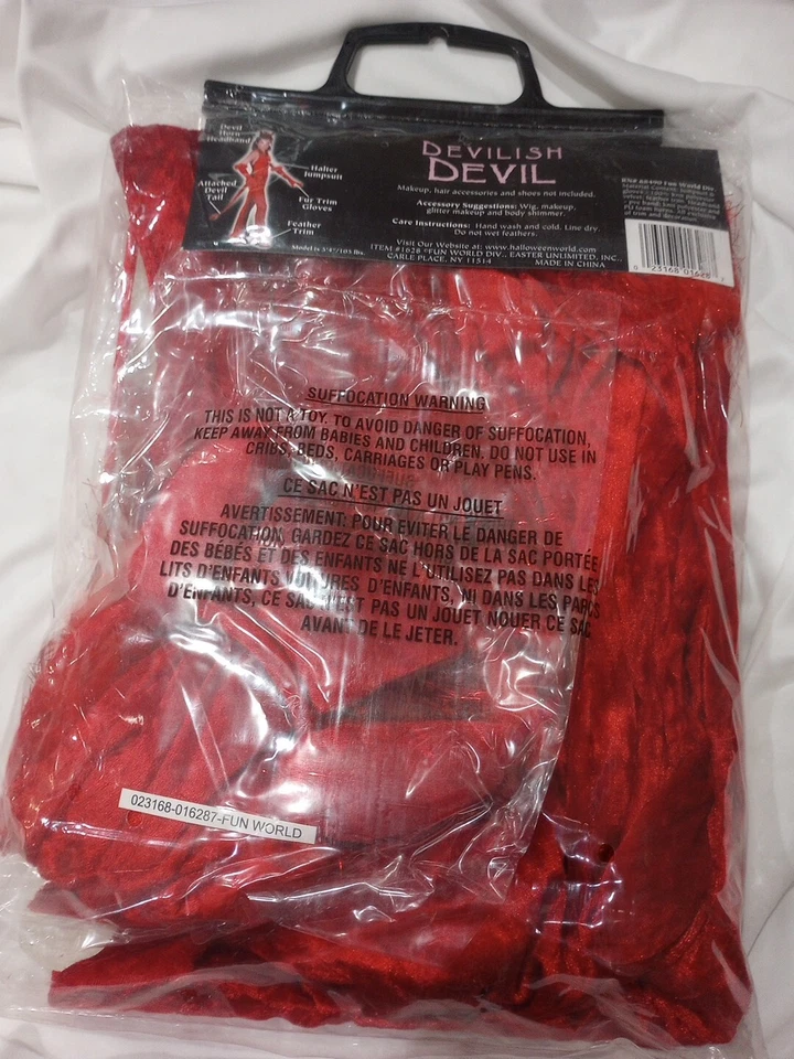 DEVILISH DEVIL TEEN VELVET COLLECTION Cosplay Halloween Costume Fun World - Image 3 of 4