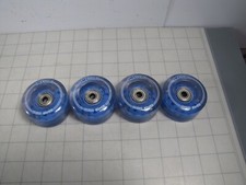 4-pk Impala Skate LED Light Up Quad Wheels Blue 62mm x 33mm NEW