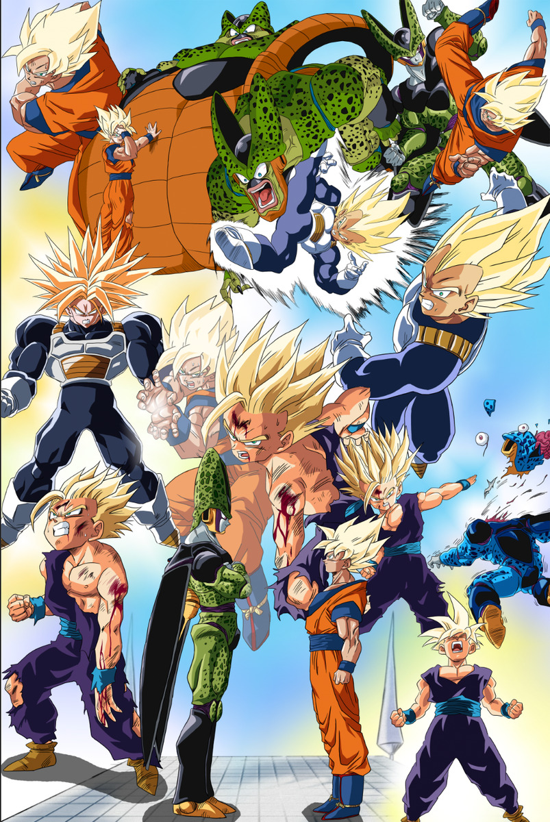  Dragonball Z - TV Show Poster/Print (Cell Saga