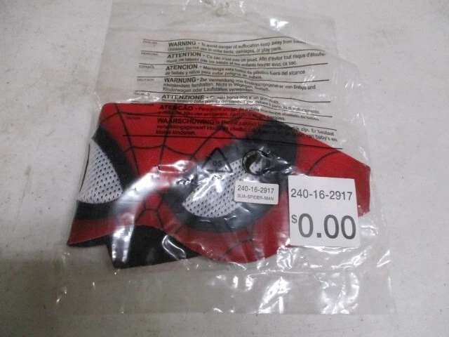 Spiderman Costume Boys Large Shirt Mask Padded Adaptive Rubies Red Deluxe 2 Pc - Image 2 of 4