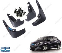 SchmutzfäNger Vorne Hinten 4Er Set Schwarz Kompatibel Mit Honda Amaze Typ-Ii ...