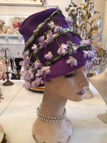 Vtg Antique Millinery victorian Flower 