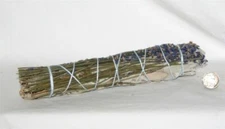 CALIFORNIA WHITE SAGE & LAVENDER Smudging Sage for Burning 8 to 9 Inch Blend