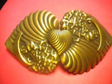 Hair barrette VINTAGE BRASS