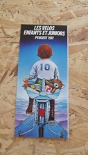 CATALOGUE/BROCHURE LES VELOS ENFANTS ET JUNIORS PEUGEOT 1981