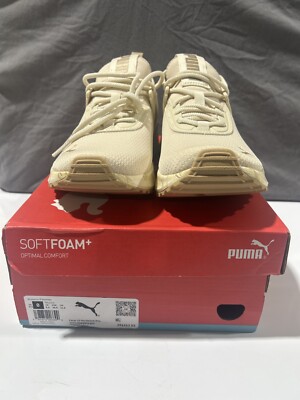 PUMA Pacer 23 Marbleized Womens Running Shoes, 8 Medium, Beige