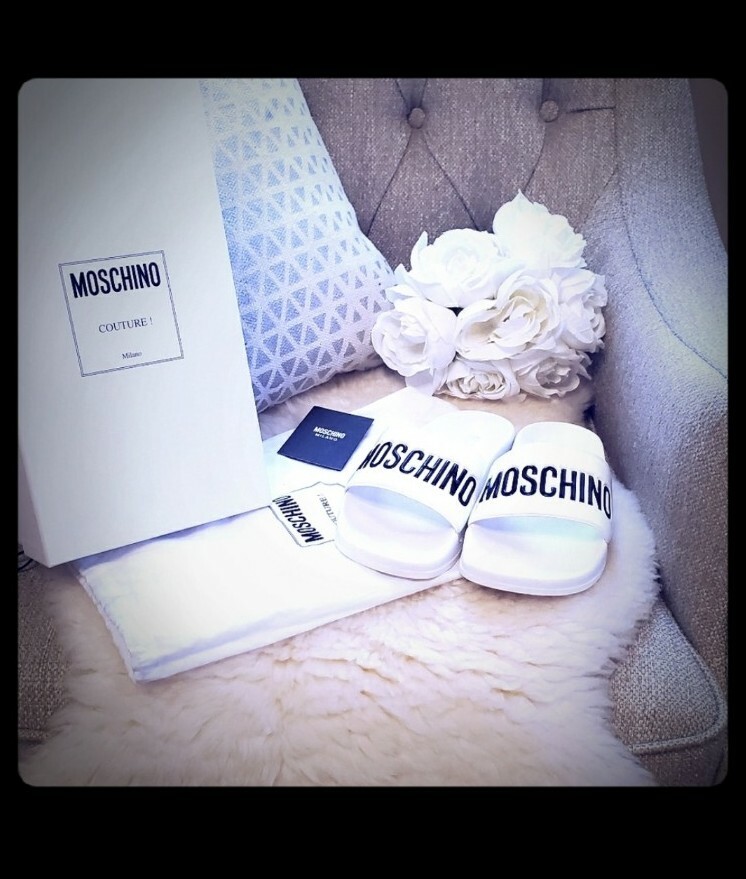 MOSCHINO Pool Slides Sandals EUR 37 | eBay UK display picture 2