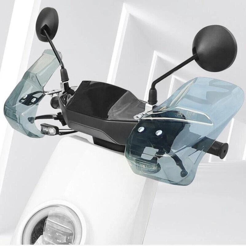 Motorcycle Hand Guard Windshield Wind Cold Protection Shield Kit Front Handlebar - Image 3 of 4