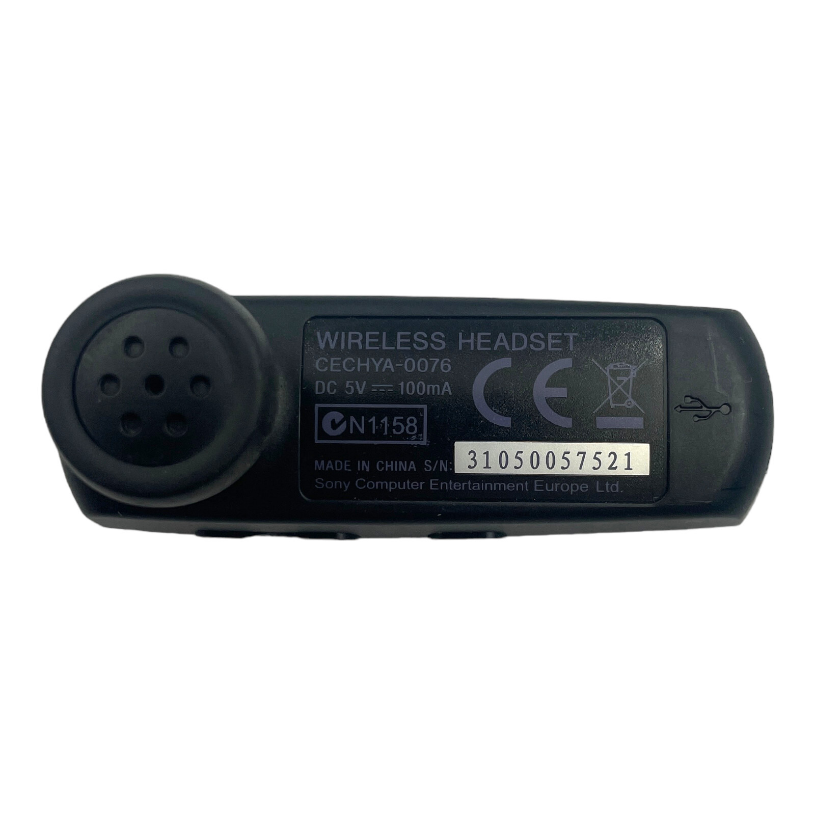 Official Sony PlayStation 3 Bluetooth Headset with Dock & USB Cable