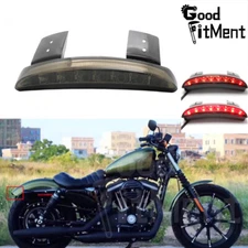 For Harley Bobber Chopper Cafe Racer Motorcycle LED Rear Brake Stop Tail Light