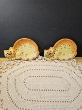 Set Of Two,Cute Bella Casa By Ganz, Cat Wall Plaques 5 1/2"