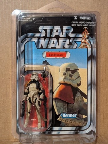 2012 Sandtrooper Star Wars Dirt Armor Vintage Collection VC112 Unpunched W/ Case