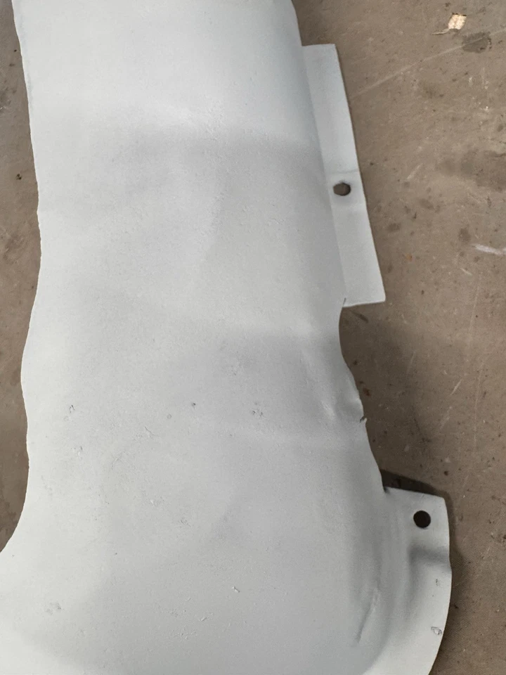 Parachoques trasero Chevy Impala BelAir 1960 cenefa inferior relleno protector contra salpicaduras Biscayne Foto 3 de 4