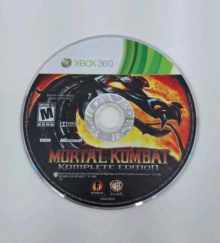 Mortal Kombat: Komplete Edition (Disc Only) (Xbox 360, 2012, WB)