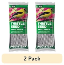  Fine Nylon Feeder Sock with Fresh Thistle Seeds for Wild Birds,13 oz (0.369 kg)