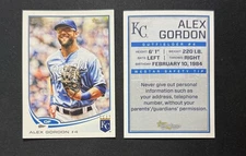 Alex Gordon Topps Westar Energy Odd Ball Kansas City Royals Rare 2017
