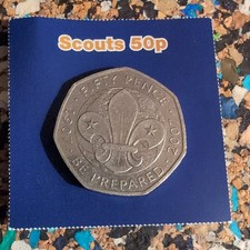 Girl Guides/ Scouts Circulated 50p Coins special edition