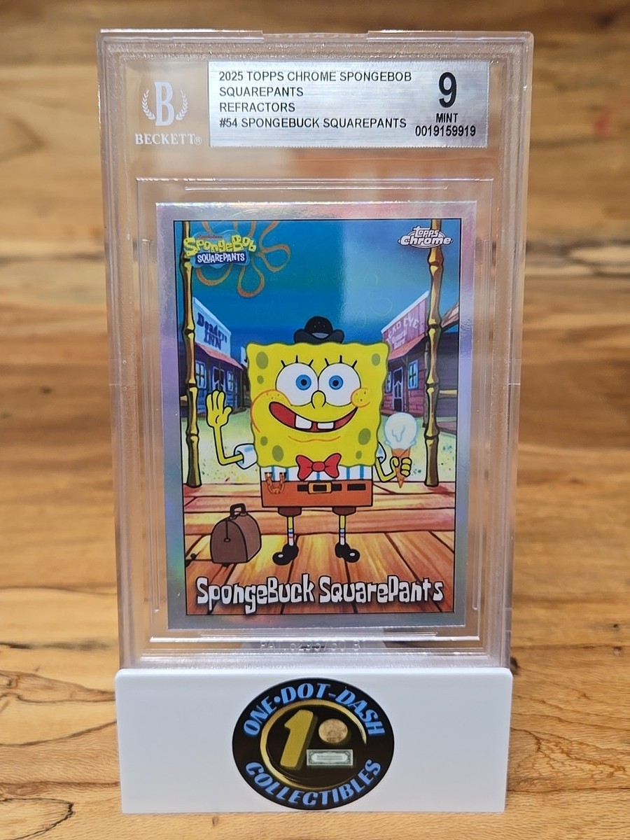 2025 Topps Chrome Spongebob Squarepants. Sponge Buck SquarePants