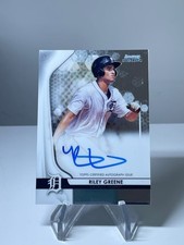 2020 Bowman Sterling Riley Greene Prospect Autograph On-Card Auto