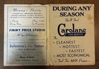 1955 Cincinnati Reds Score Book Signed by Washington Senators 16 Signatures — photo 2