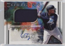 2022 Panini Chronicles Origins Rookie Jumbo Material /99 Curtis Terry Auto 0st9