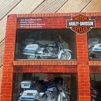 Maisto 1:18 Harley-Davidson Collection #2 6-Piece Police