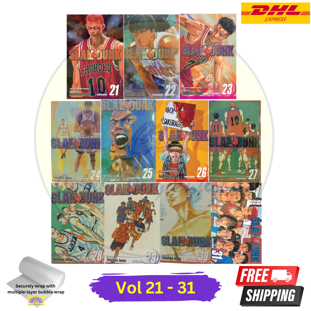 Slam Dunk Manga Volume 1-31 New English Full Set / Half Set by
