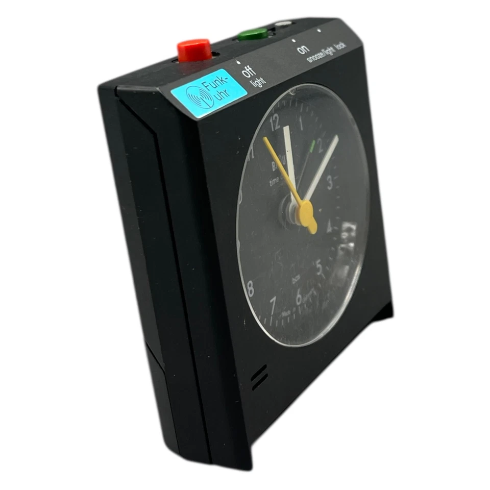 Braun Type 3868 Wecker Tischuhr Uhr Quarz Time Control Funkwecker Vintage DEFEKT - Bild 2 von 4