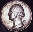 1932-S WASHINGTON QUARTER 25C, XF/AU