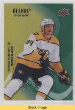 2022 Upper Deck Allure Color Flow Yellow Green Tanner Jeannot #SF-29 READ 14d2